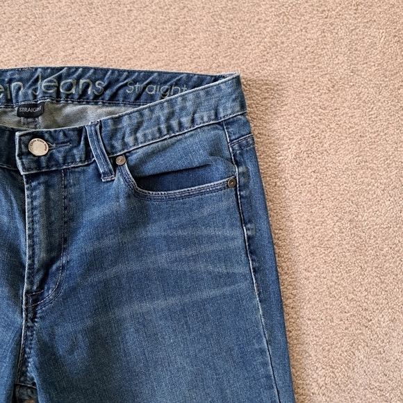 Calvin Klein Jeans Size 29 Blue Straight Leg Denim - Picture 4 of 14